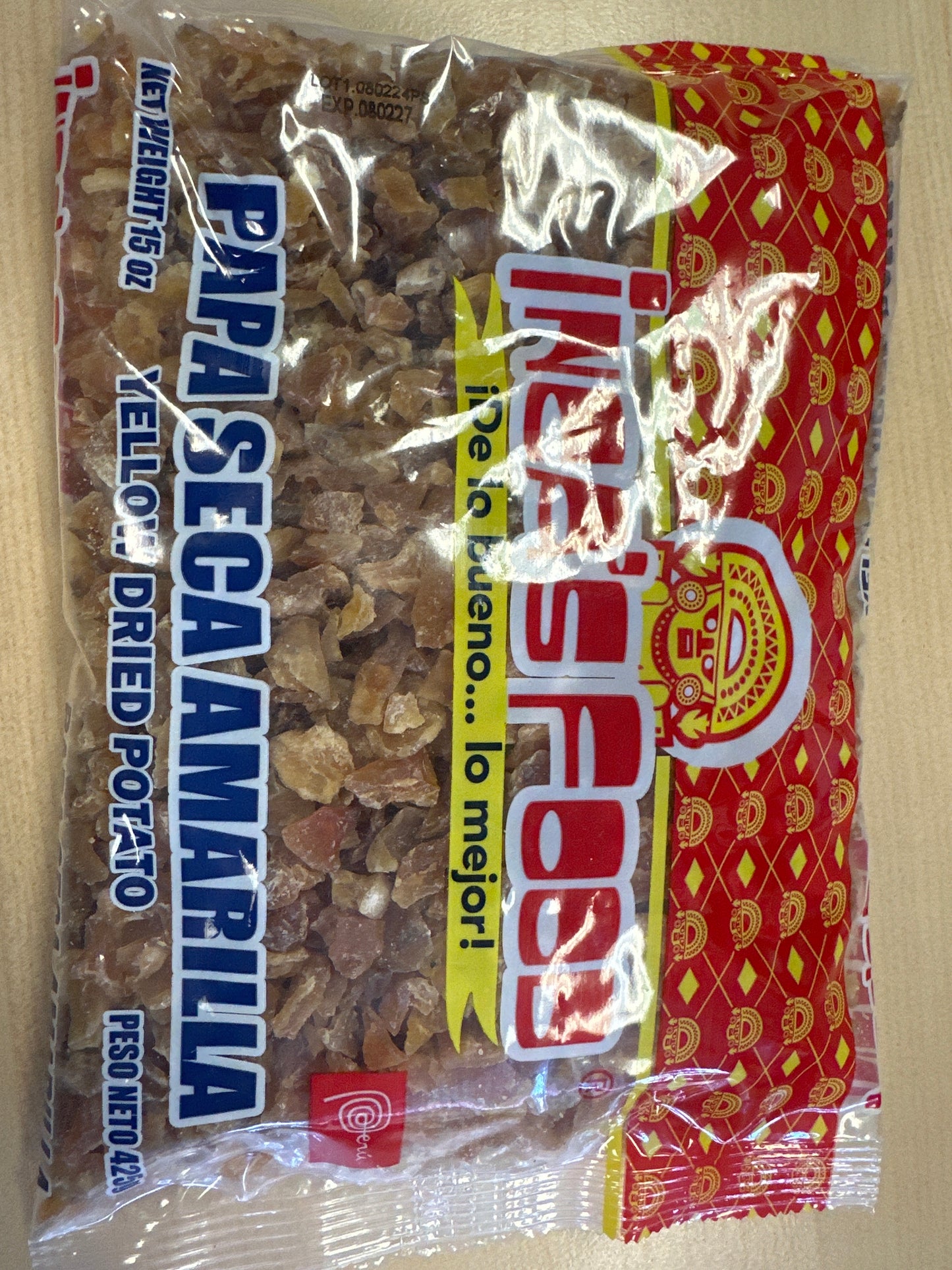 Inca Food, Papá seca Amarilla/ Yellow dried potato 425G