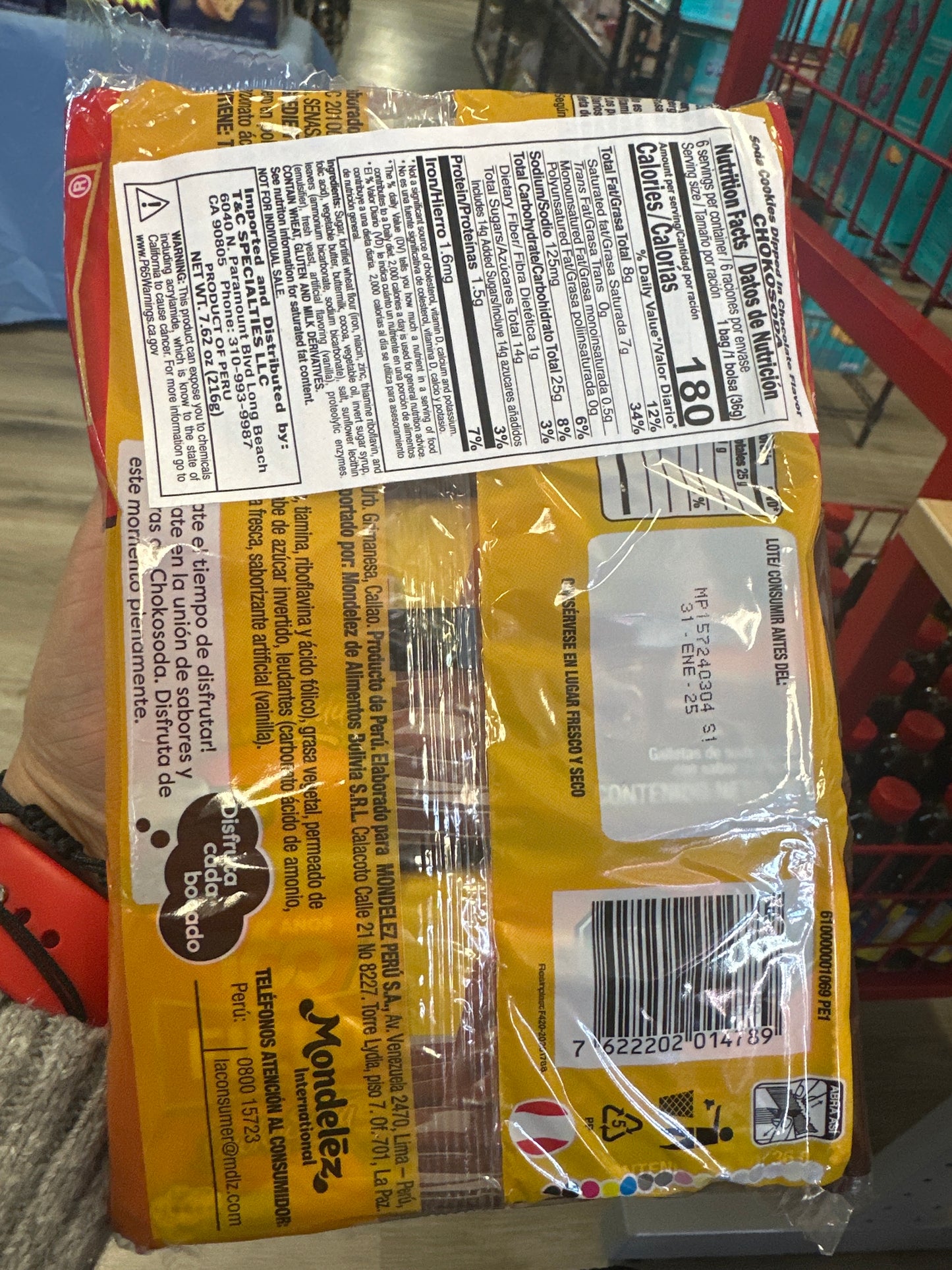 Galleta ChocoSoda 6 Pack - Peru