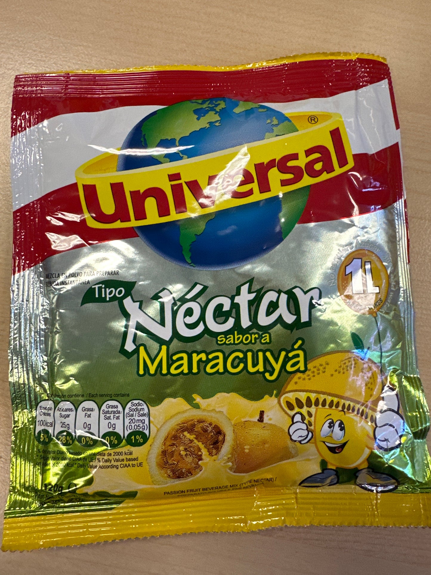 Universal Nectar Sabor a Maracuya 120g/4.2oz