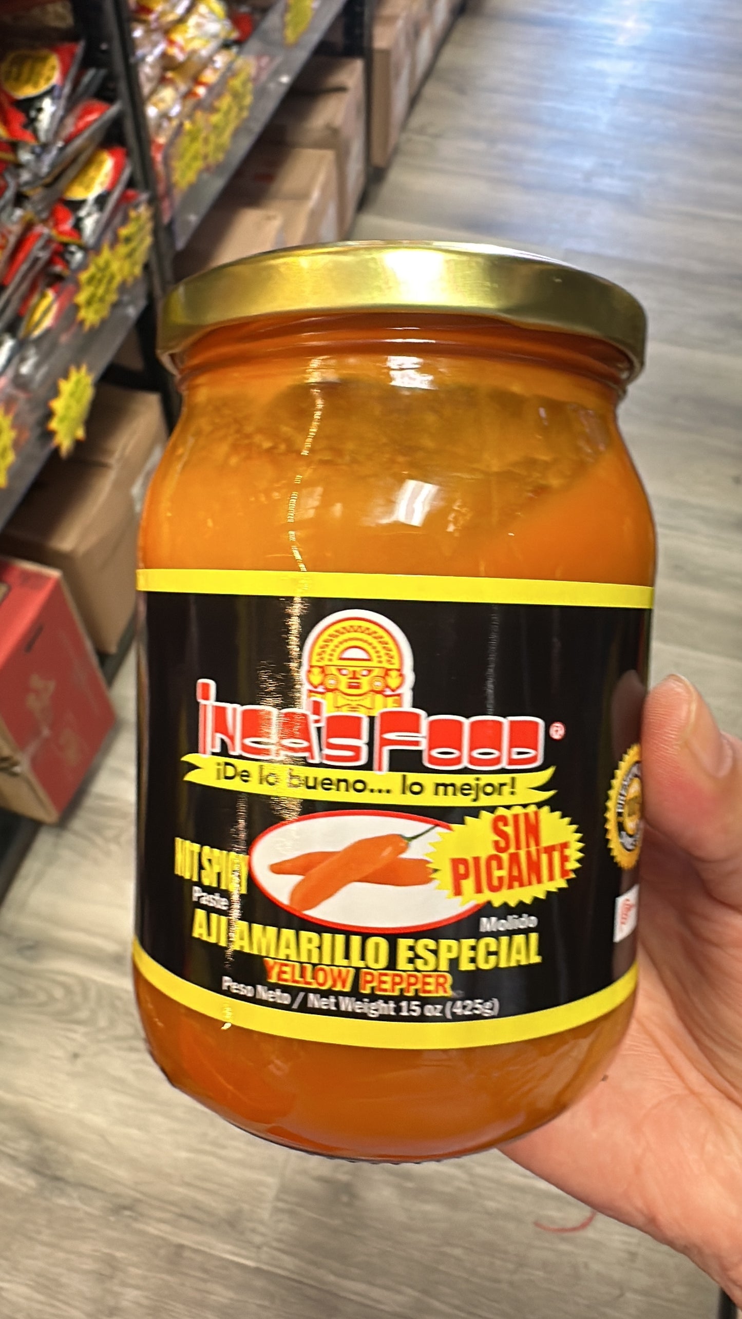 INCA'S FOOD AJI AMARILLO ESPECIAL (425G) SIN PICANTE