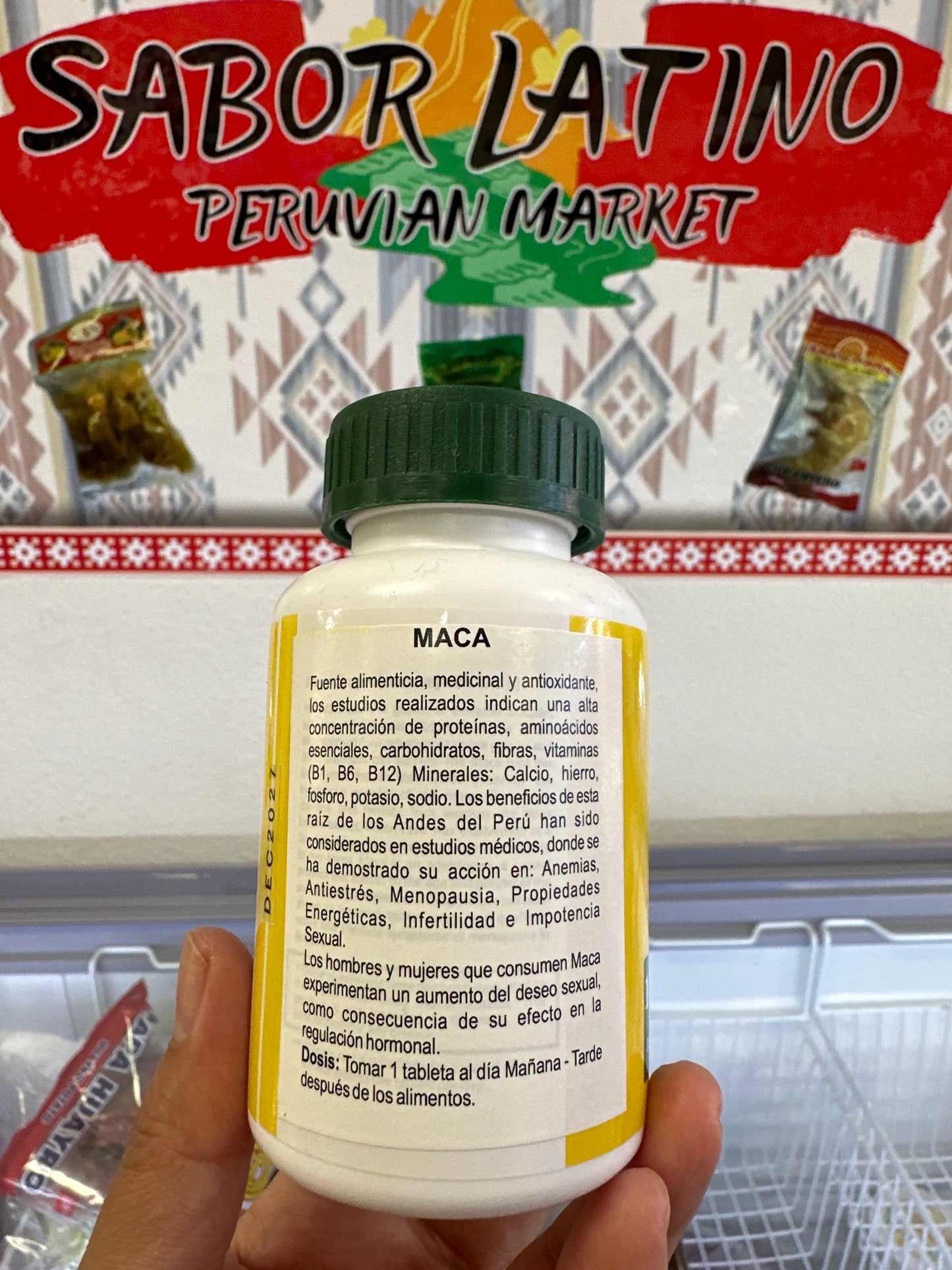 Maca Pastilla (800mg) “Ordena directo 📲 818-339-8192 (no compras por la web)”