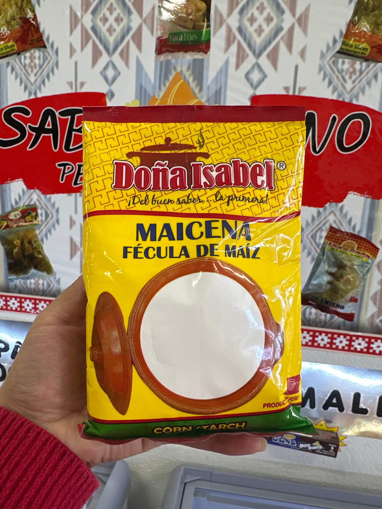 Maicena (fecula de maíz) (180g) Doña isabel “Ordena directo 📲 818-339-8192 (no compras por la web)”