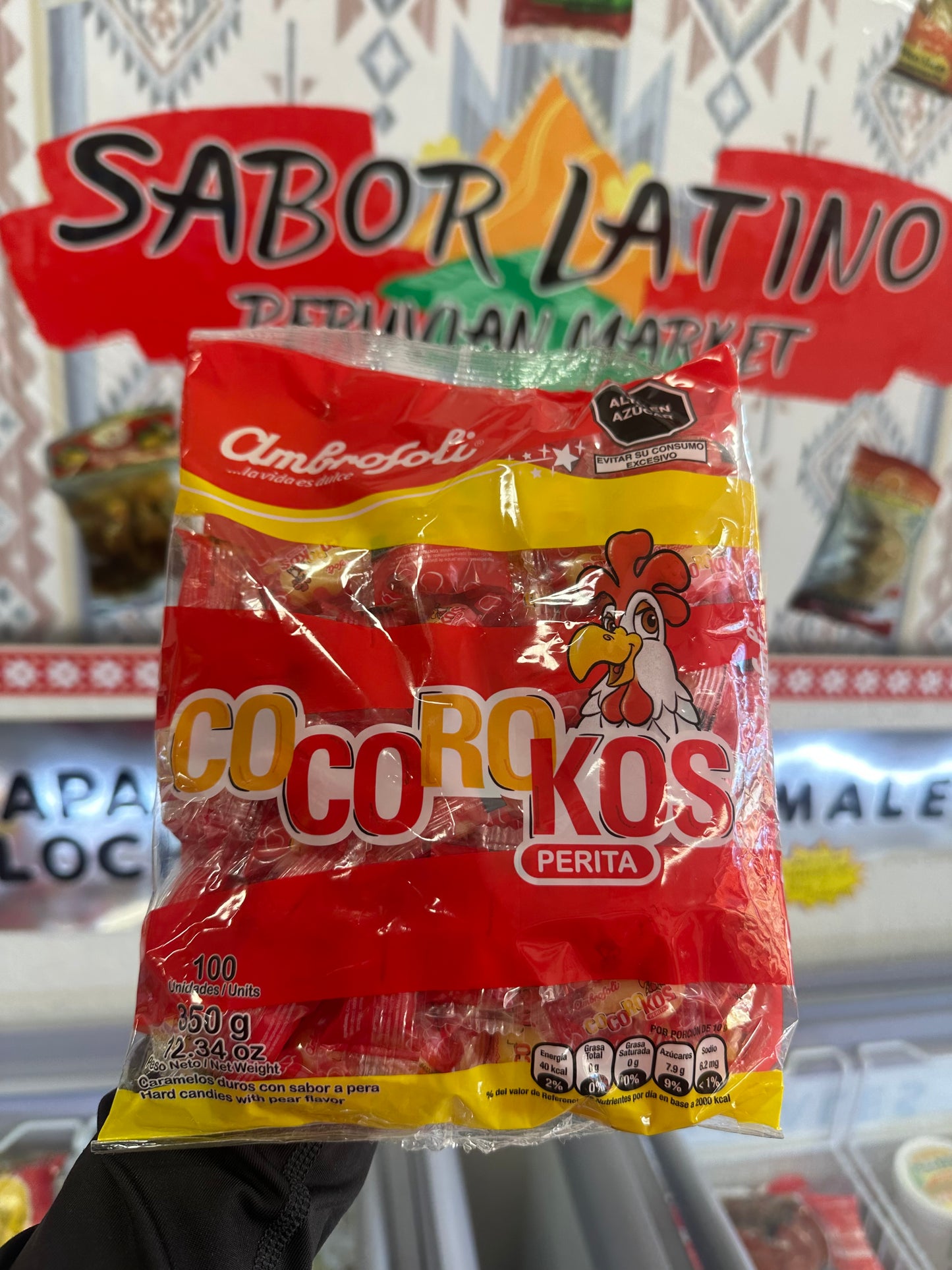 COCOROKOS SABOR PERA (350g) 100 unidades “Ordena directo 📲 818-339-8192 (no compras por la web)”