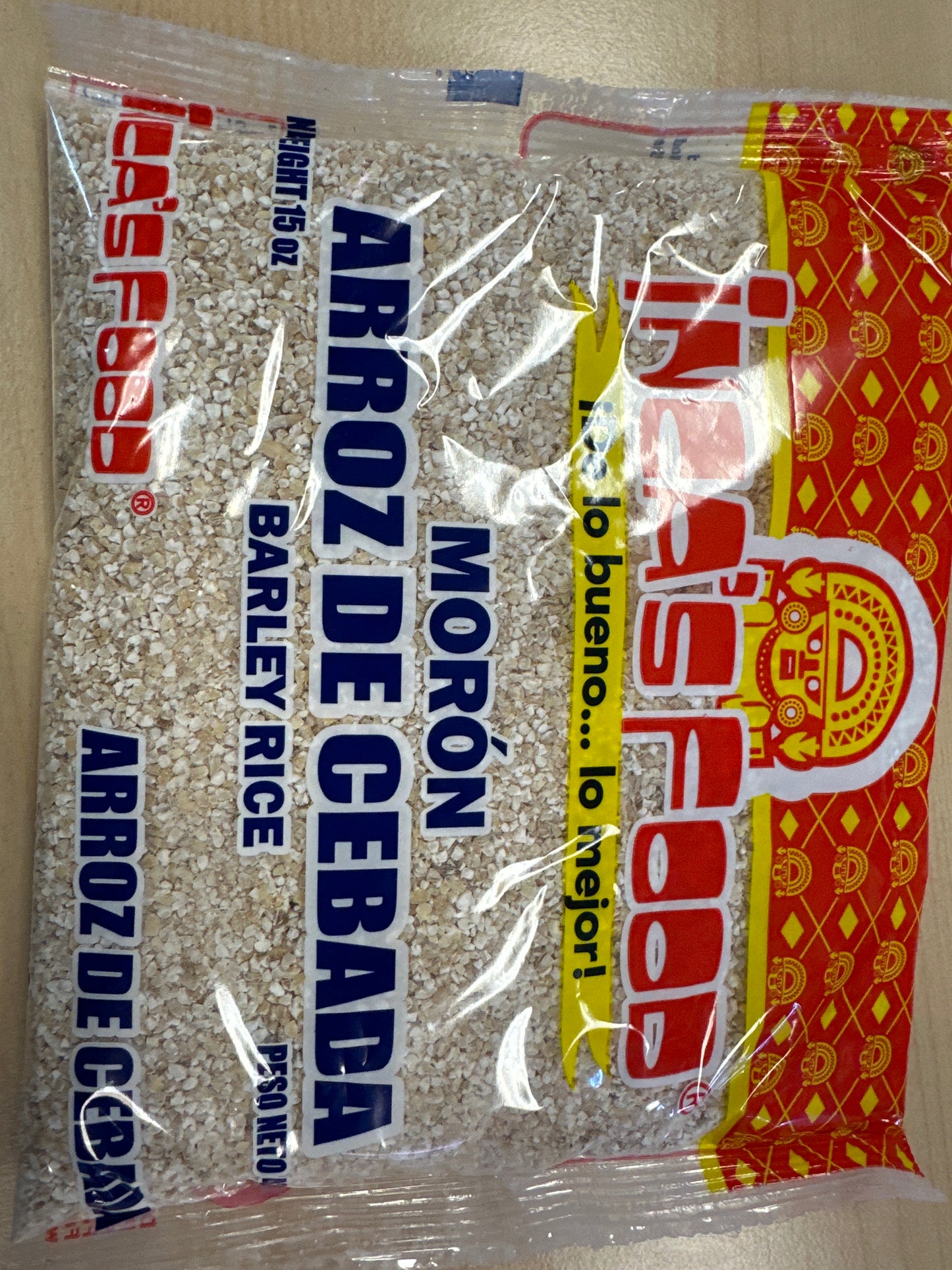 inca’s food, MORÓN ARROZ DE CEBADA (Barley Rice) 15oz/425g