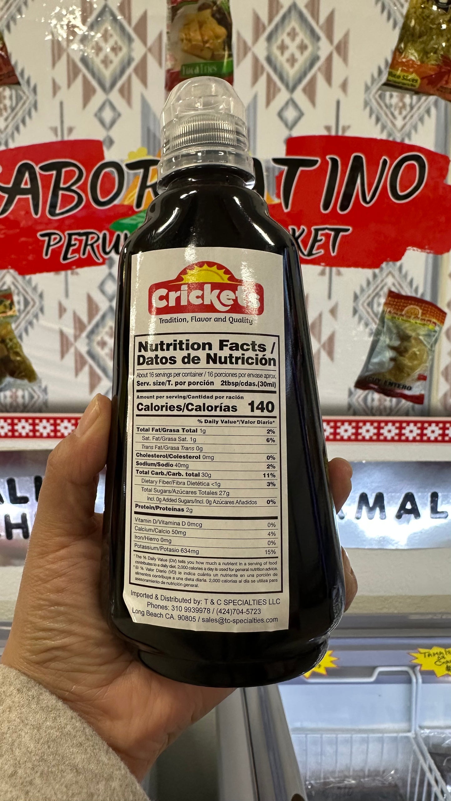 Algarrobina(500g) “Crickets”“Ordena directo 📲 818-339-8192 (no compras por la web)”