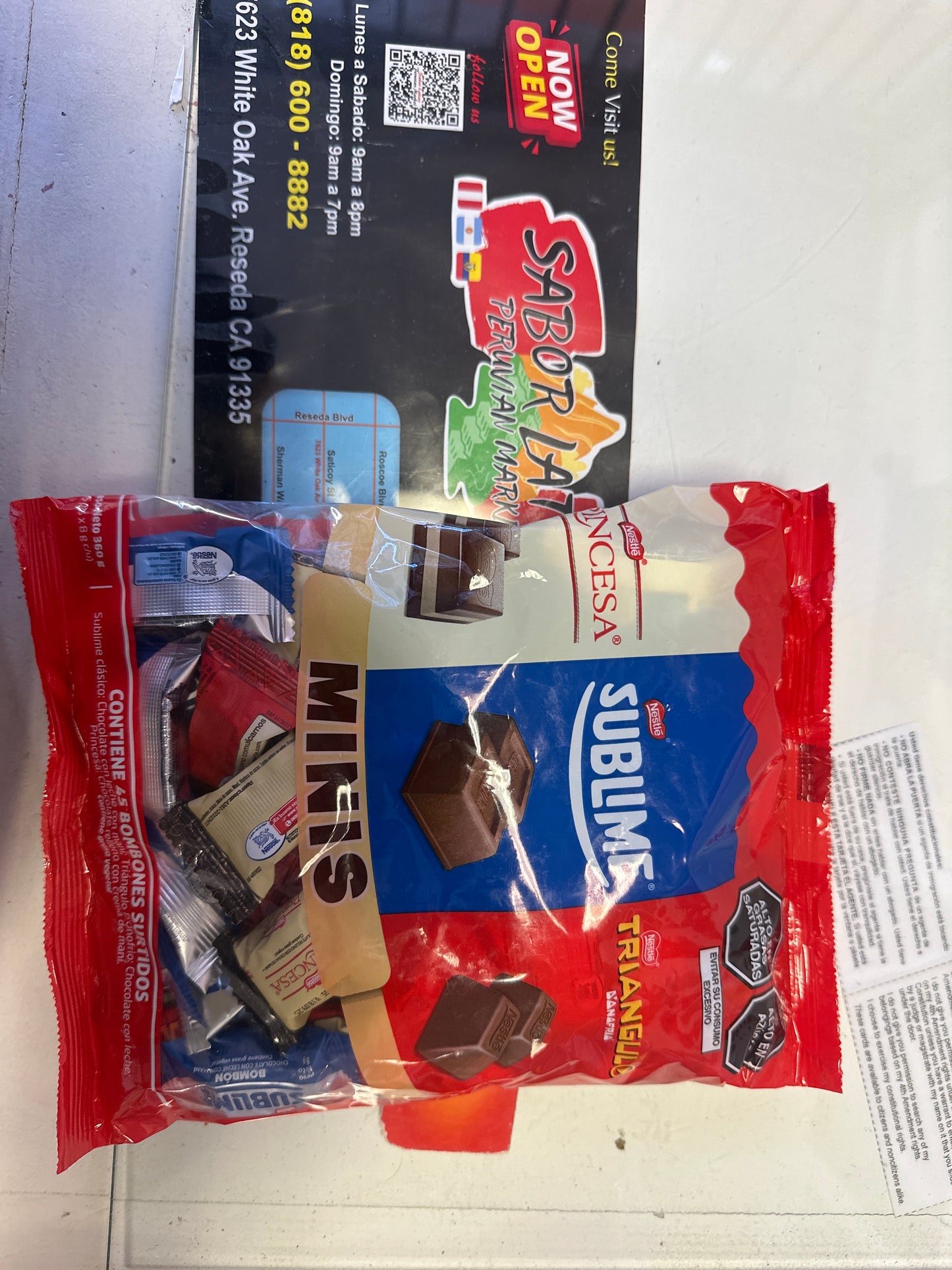 Minis , princesa, sublime y triangulo (360g)