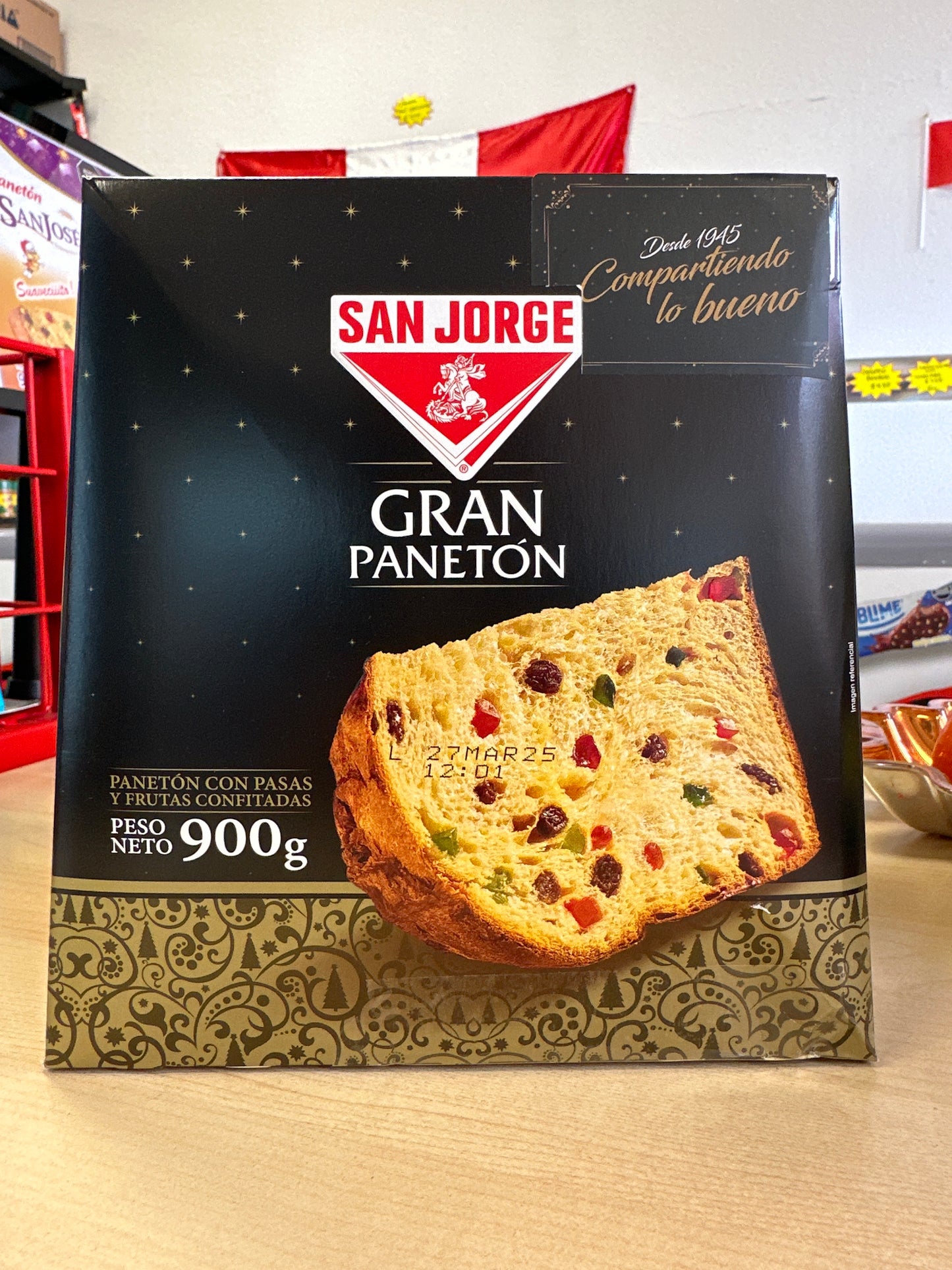 GRAN PANETÓN SAN JORGE 900g/31.75 oz/1.98lb