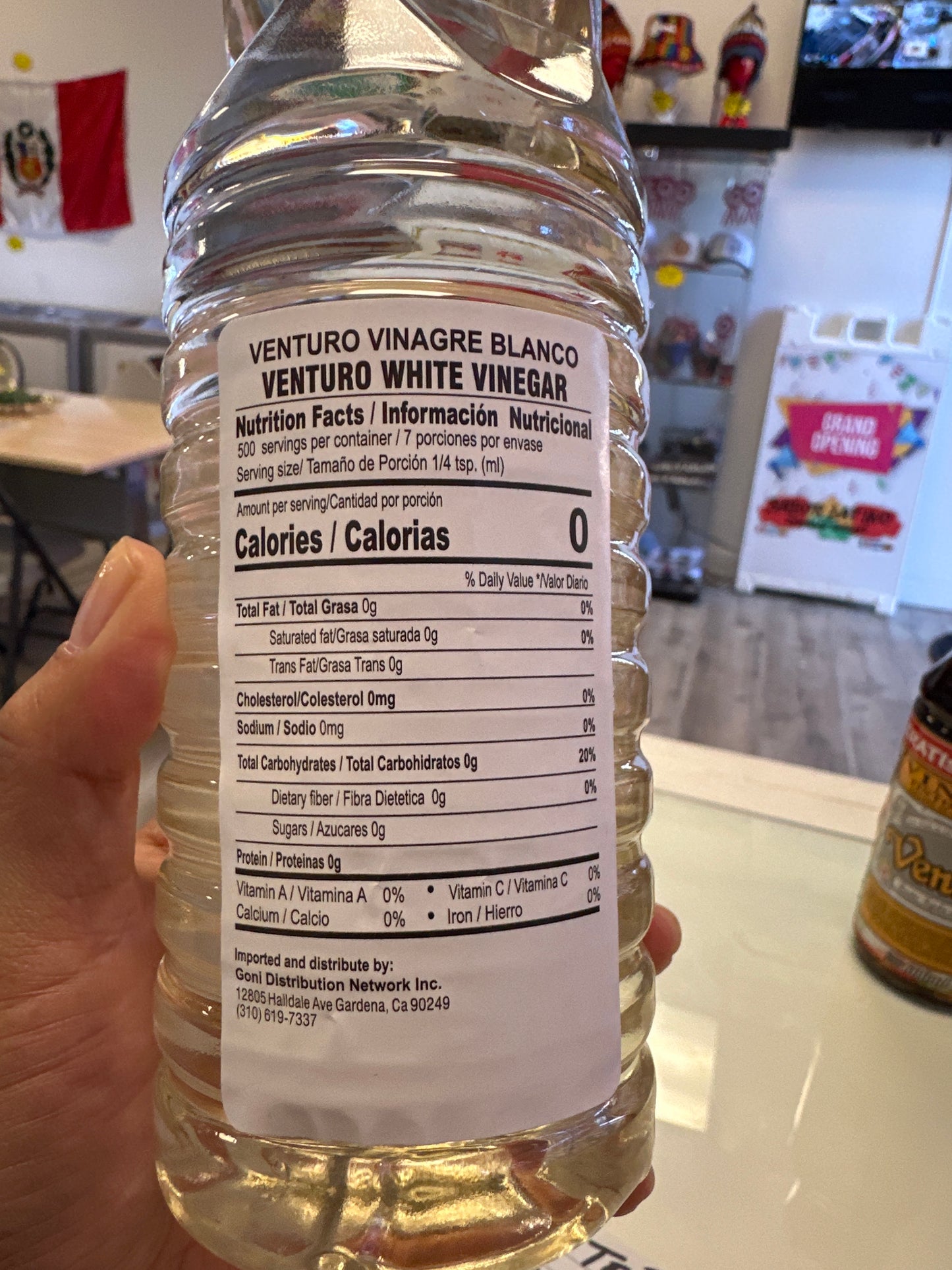 Venturo Vinagre Blanco 600ml