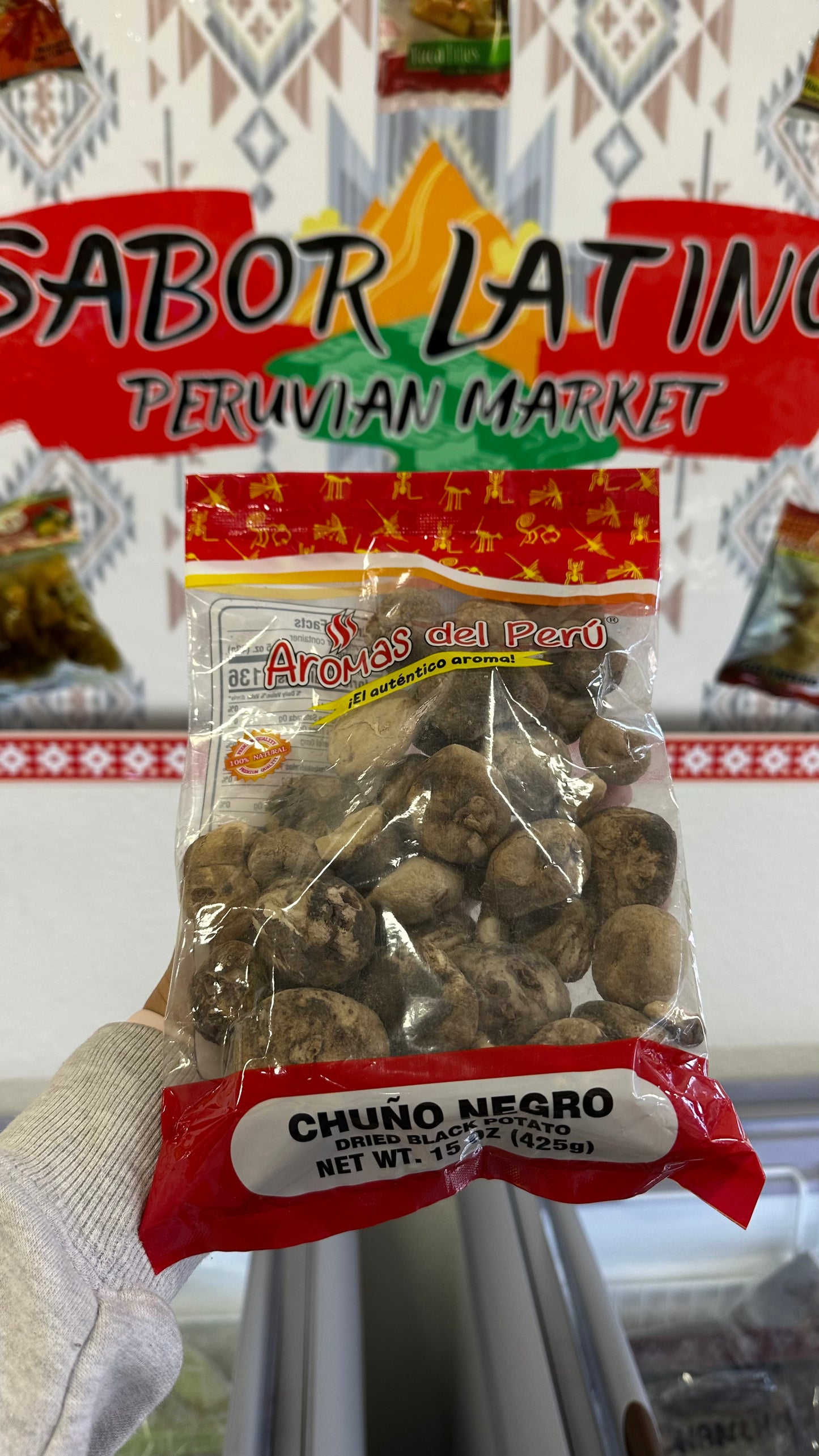 Chuño Negro (425g) “Ordena directo 📲 818-339-8192 (no compras por la web)”