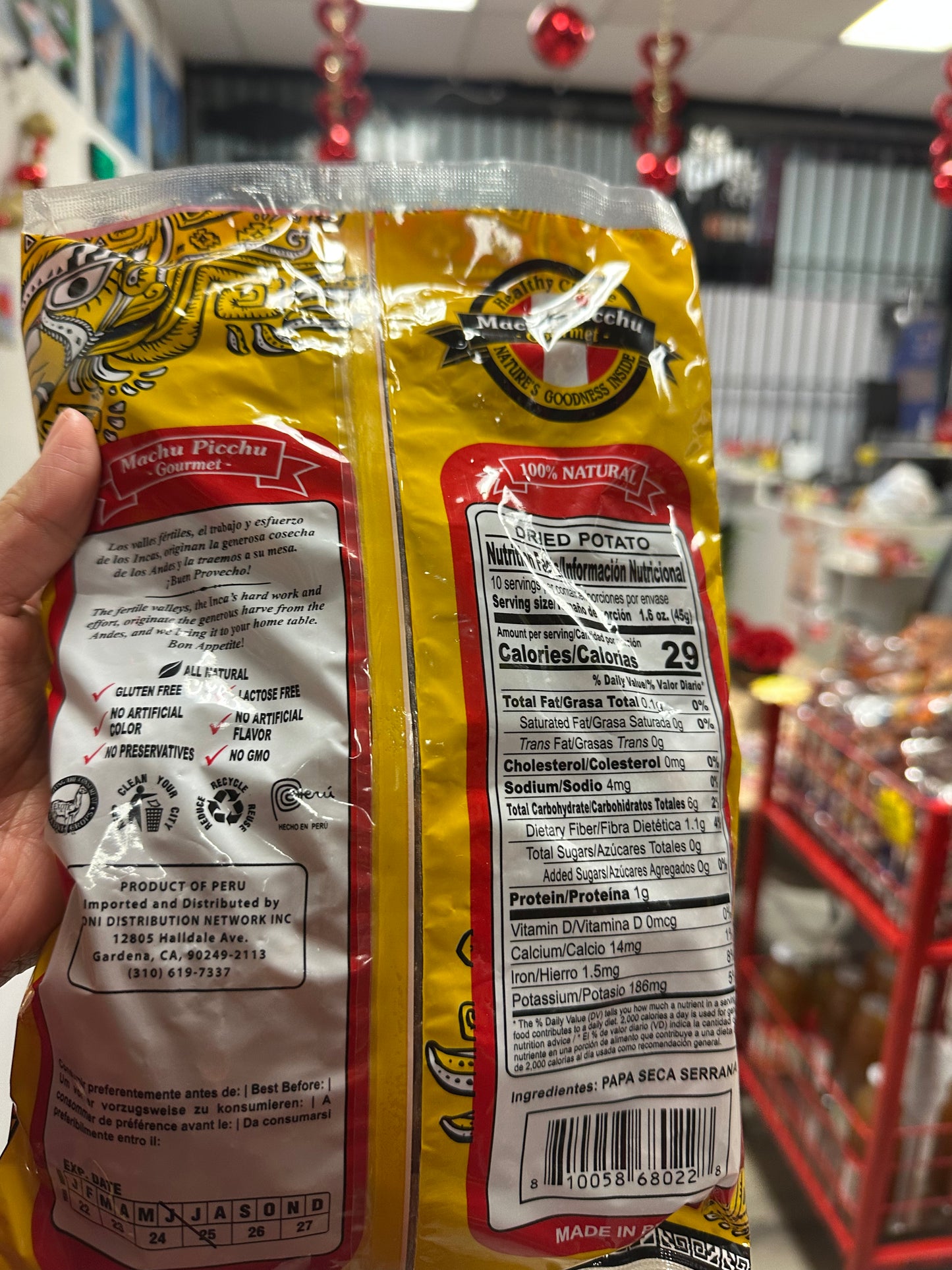 Papa Seca serrana (425g) Machu Picchu 🇵🇪