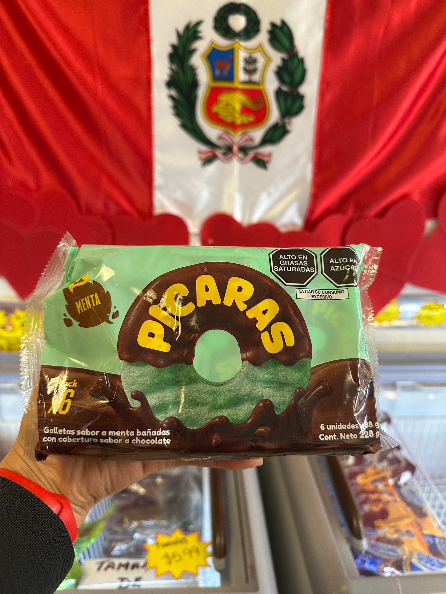 PICARAS DE MENTA (228g)