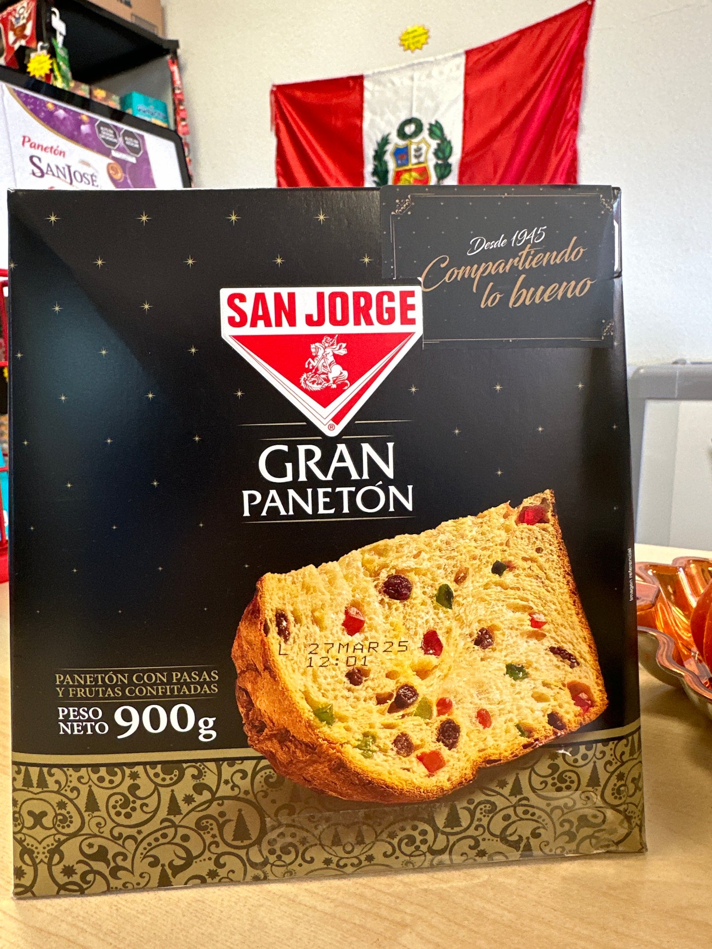 GRAN PANETÓN SAN JORGE 900g/31.75 oz/1.98lb