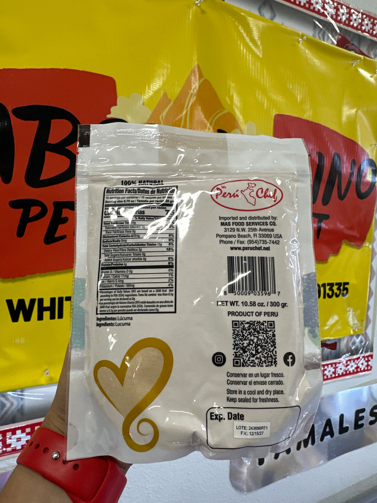 Harina de Lucuma (300gr) Ordena directo 📲 818-339-8192 (no compras por la página)”