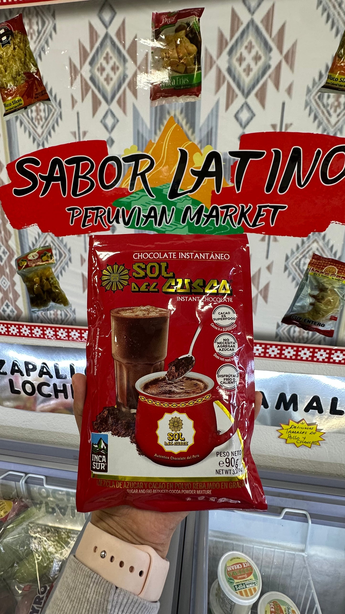 Chocolate Instantáneo Sabor Tradicional Bolsa (90 g) “Ordena directo 📲 818-339-8192 (no compras por la web)”