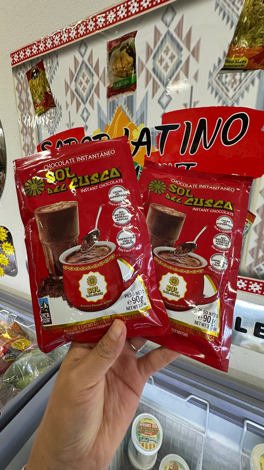 Chocolate Instantáneo Sabor Tradicional Bolsa (90 g) “Ordena directo 📲 818-339-8192 (no compras por la web)”