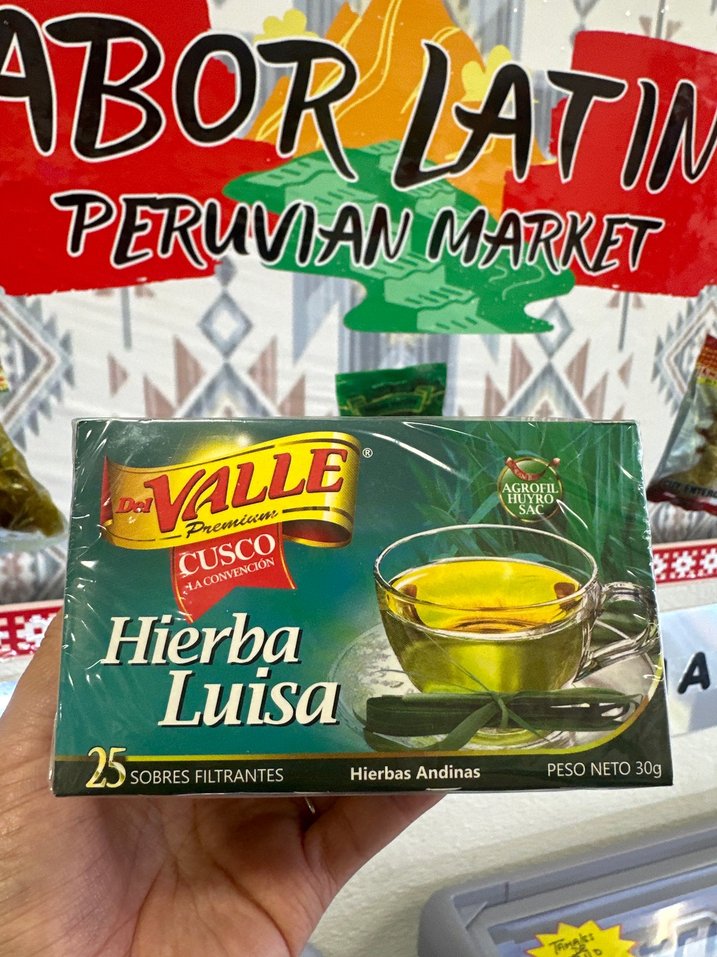 Té Hierba Luisa (25bags) “Ordena directo 📲 818-339-8192 (no compras por la web)”