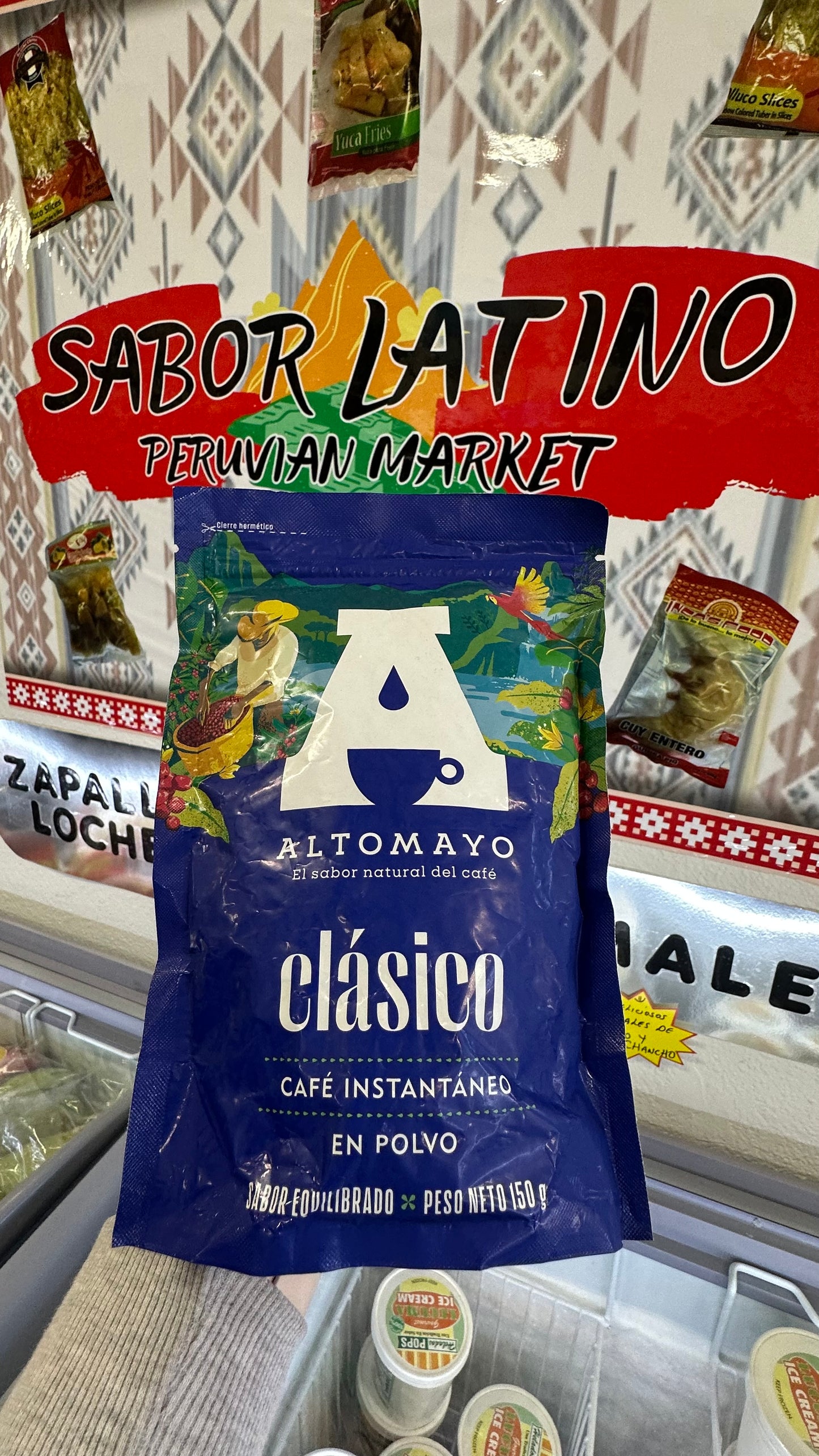 Altomayo Cafe Clasico, Gourmet Instantaneo Peruvian Coffee (150g) “Ordena directo 📲 818-339-8192 (no compras por la web)”