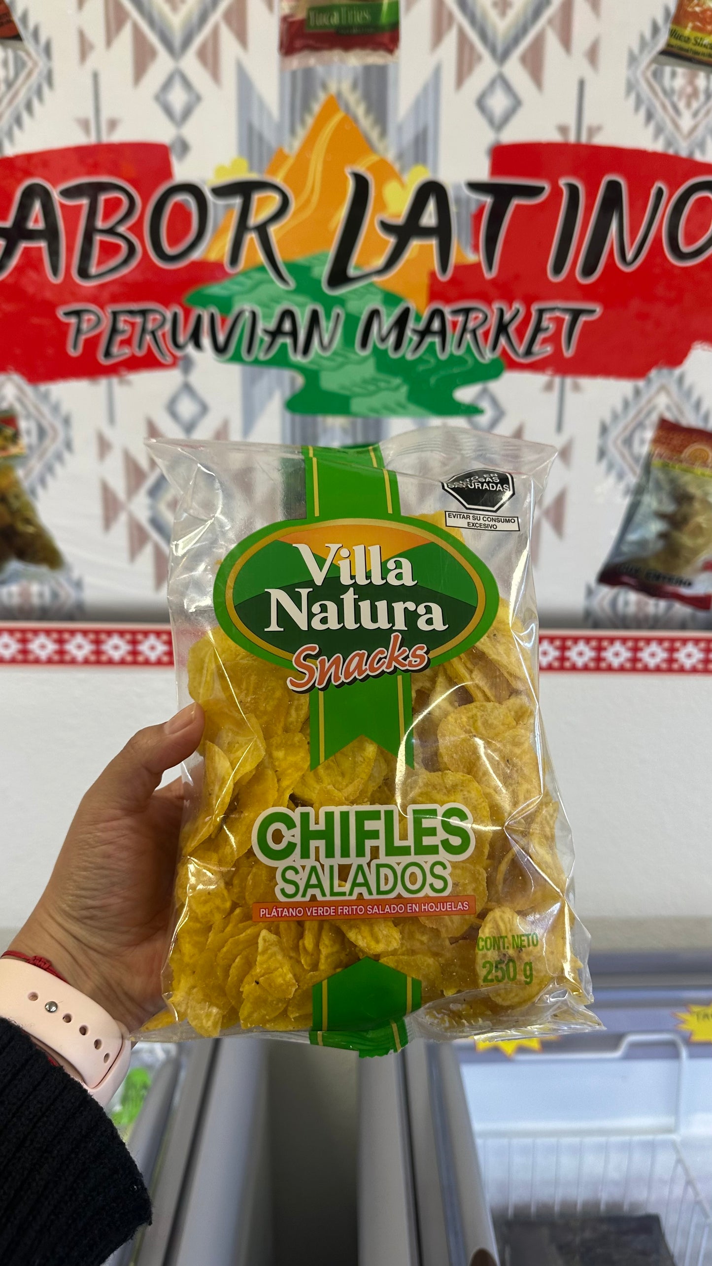 Chifles Villa Natura (250g) "Ordena directo 📲 818-339-8192 (no compras por la web"
