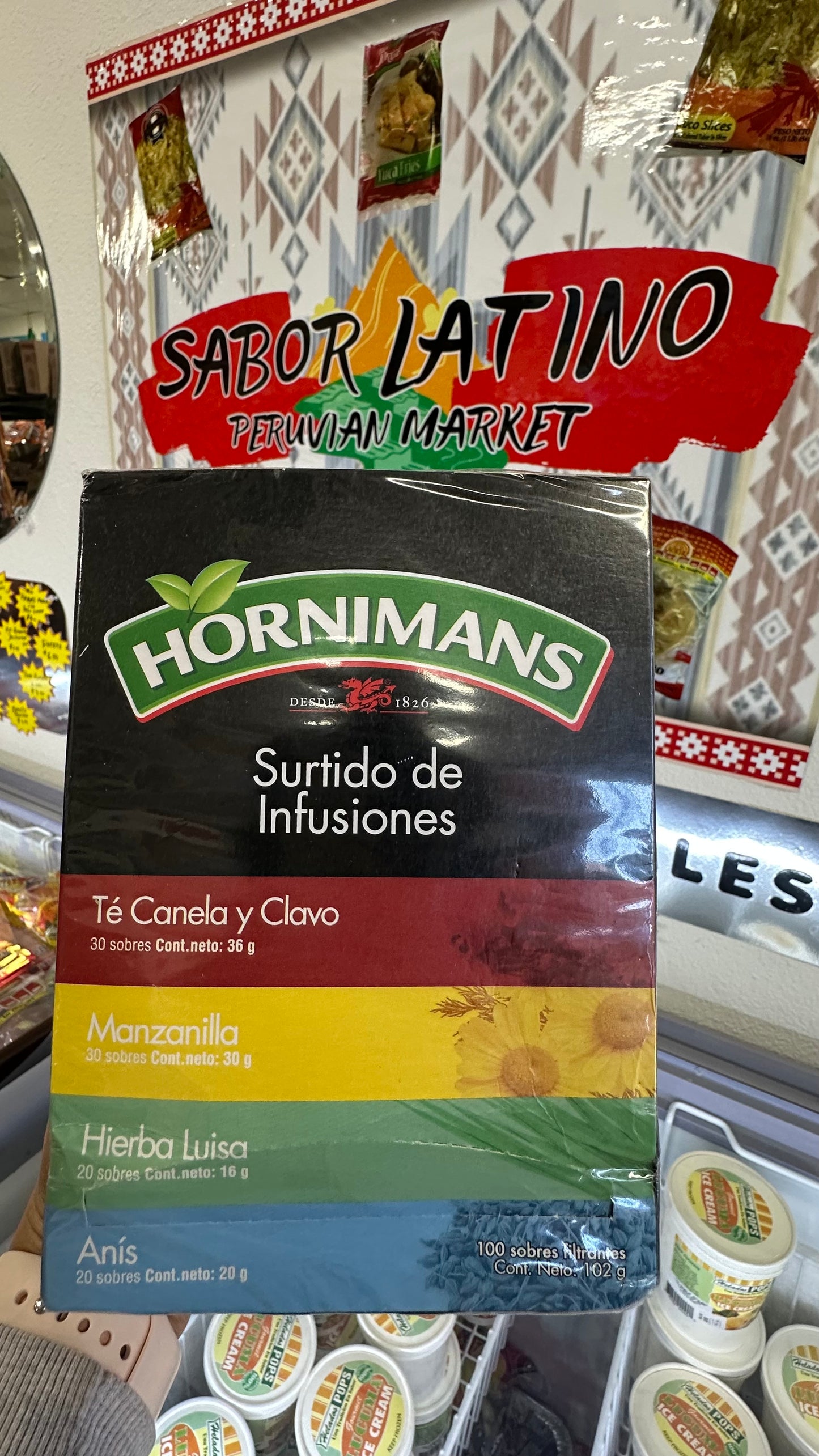 Surtido de Infusiones Hornimans 100unidades “Ordena directo 📲 818-339-8192 (no compras por la web)”