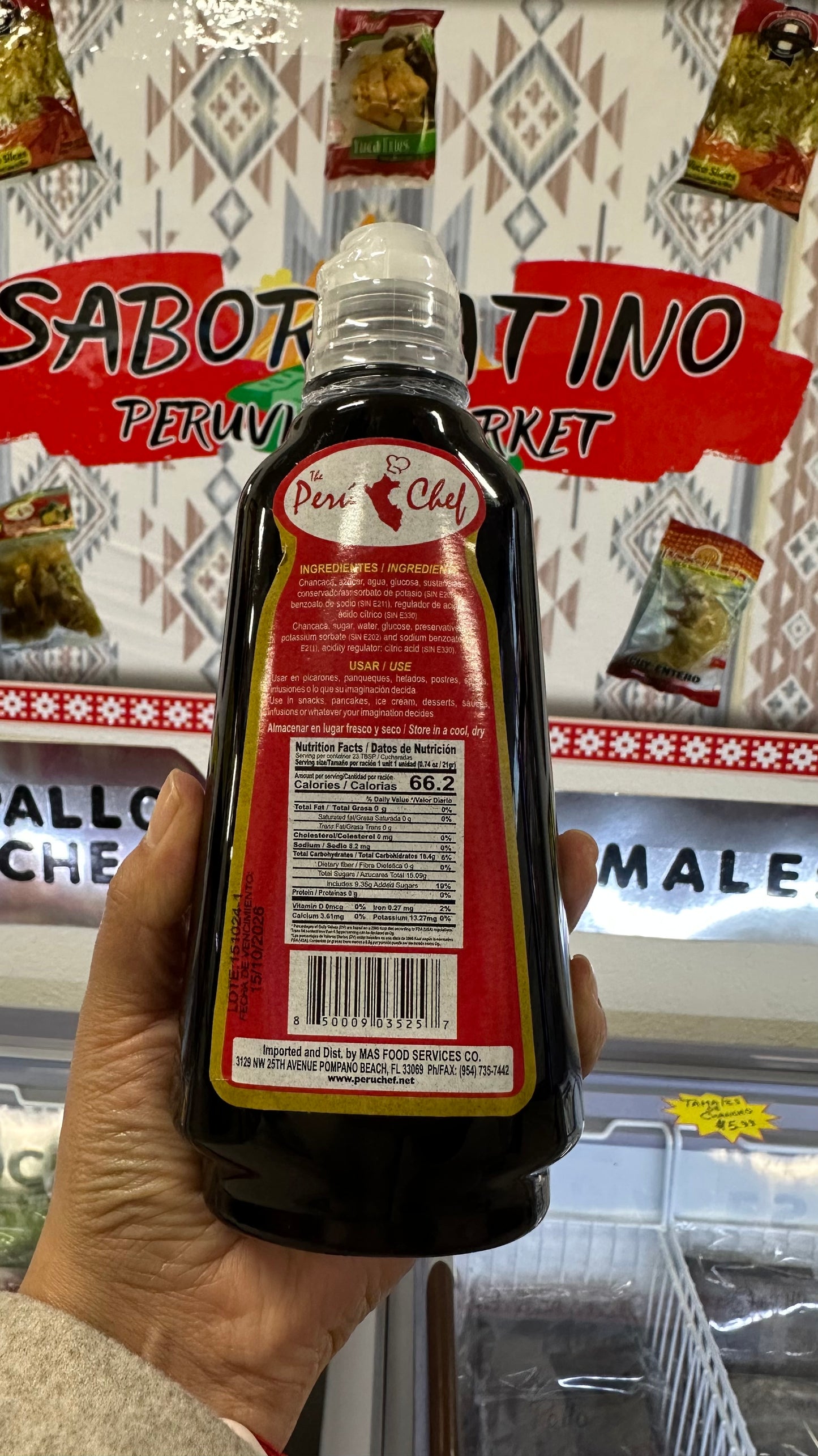 Chancaca *Peru Chef* (480g) “Ordena directo 📲 818-339-8192 (no compras por la web)”