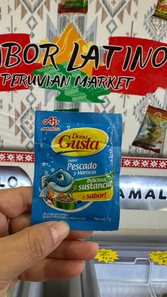 Doña Gusta sabor a pescado y Marisco (10g) "“Ordena directo 📲 818-339-8192 (no compras por la web)”