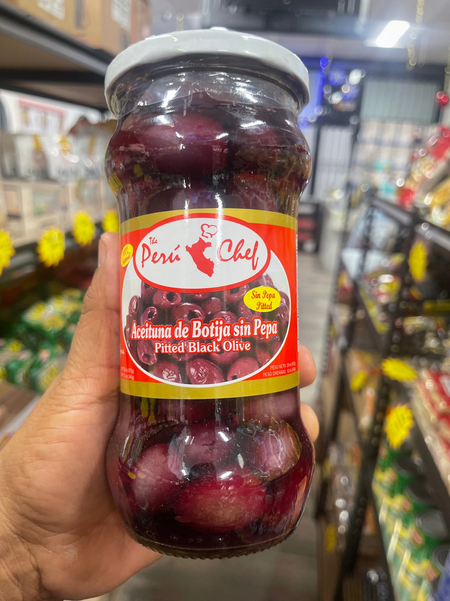 Aceituna Perú Chef (340g) “Ordena directo 📲 818-339-8192 (no compras por la web)”