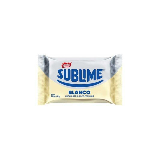 Sublime Blanco(38g) Nestle  (unidad) “Ordena directo 📲 818-339-8192 (no compras por la web)”