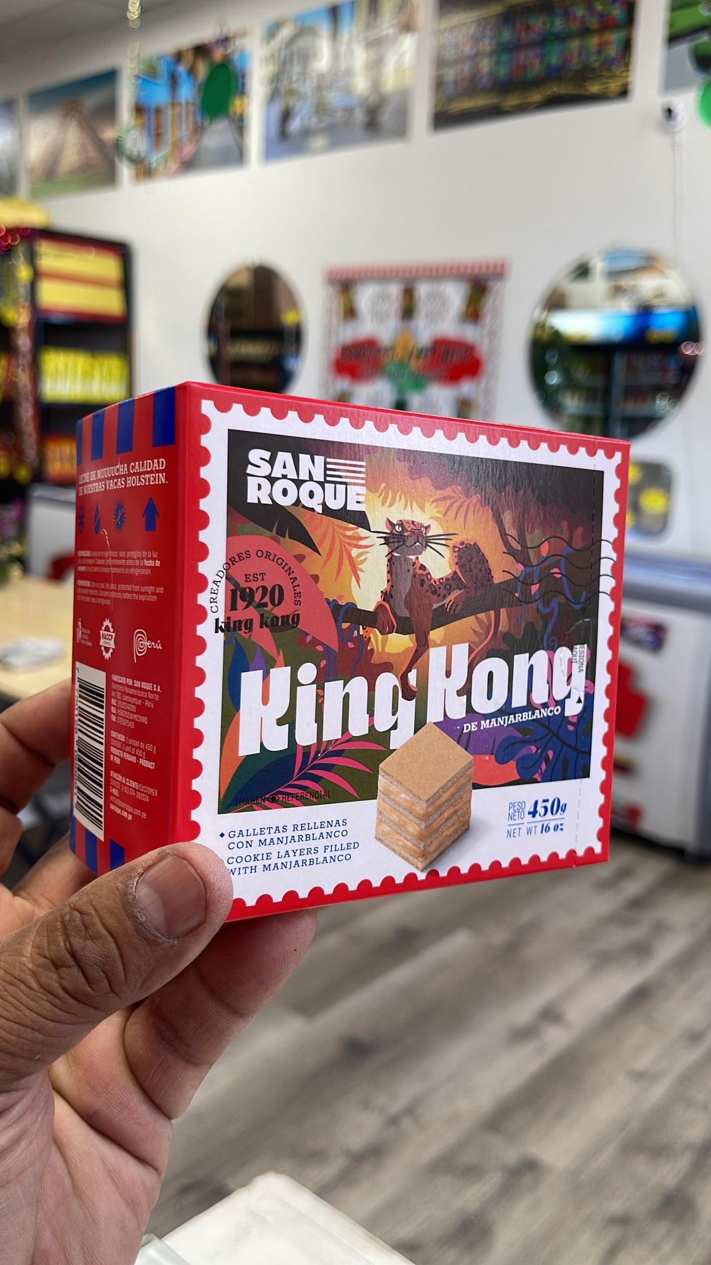 King Kong de Manjar Blanco (450g) “San Roque” “Ordena directo 📲 818-339-8192 (no compras por la web)”