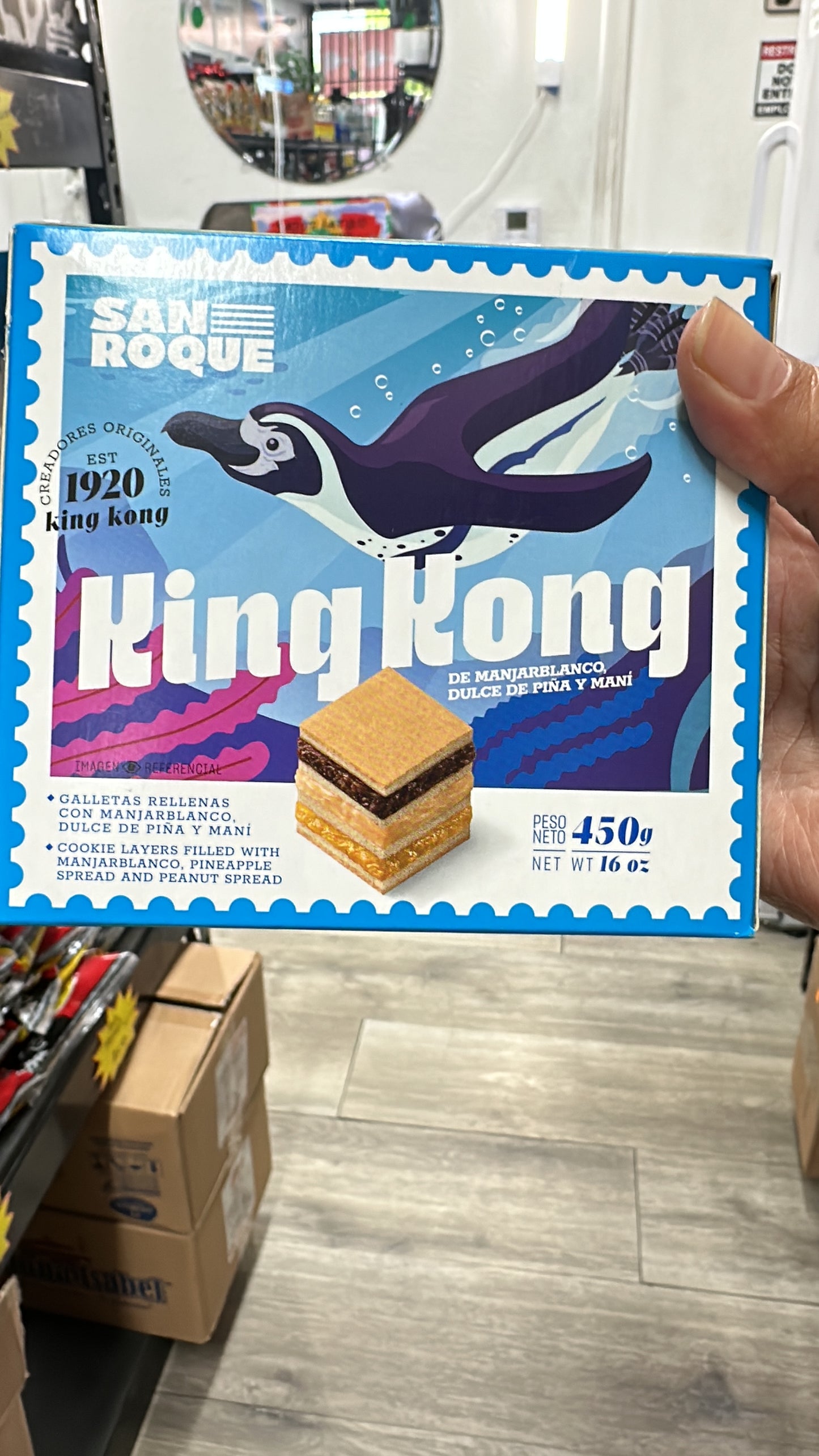 King Kong de Manjar Blanco dulce de Piña y Mani (450g) “Ordena directo 📲 818-339-8192 (no compras por la web)”