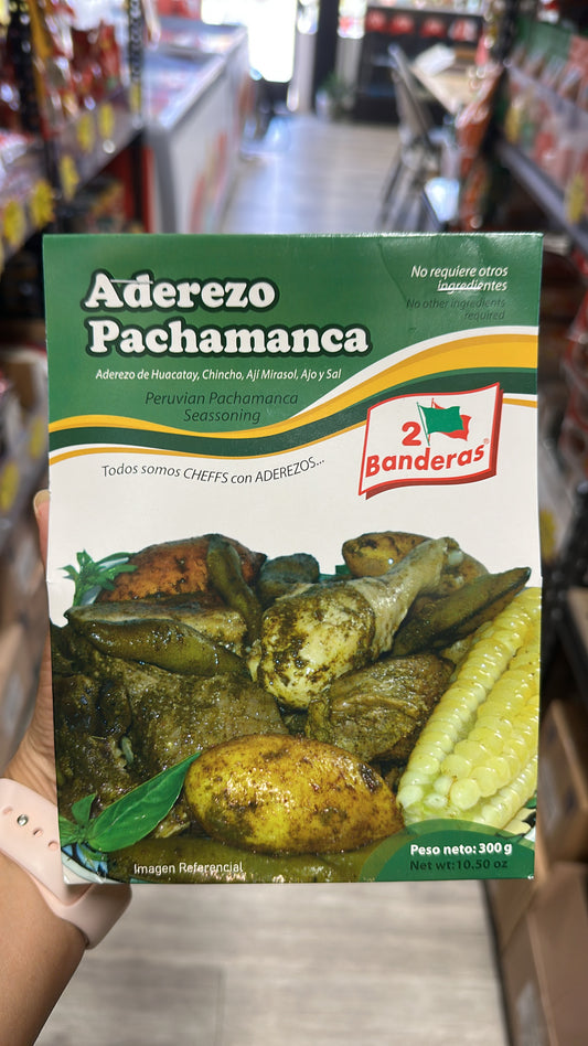 Aderezos de Pachamanca (300g)(2 banderas) “Ordena directo 📲 818-339-8192 (no compras por la web)”