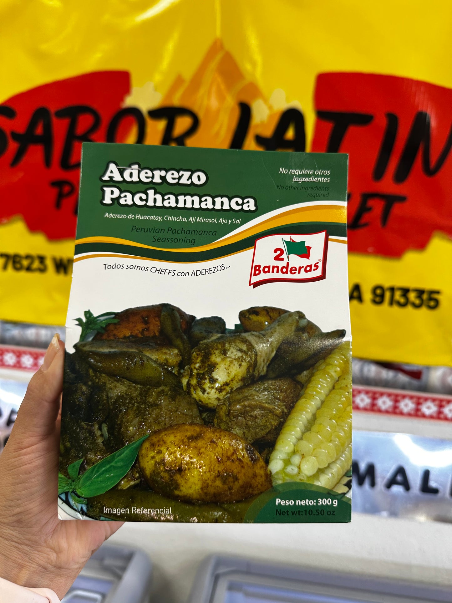 Aderezos de Pachamanca (300g)(2 banderas) “Ordena directo 📲 818-339-8192 (no compras por la web)”