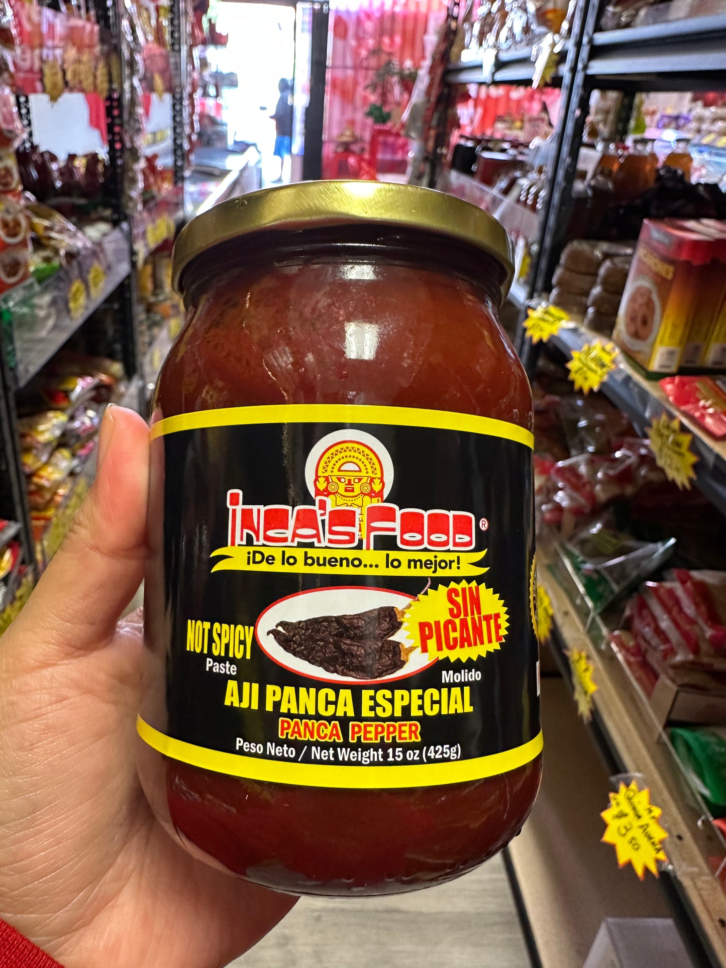 Inca’s Food Ají panca especial ( sin picante) 425g
