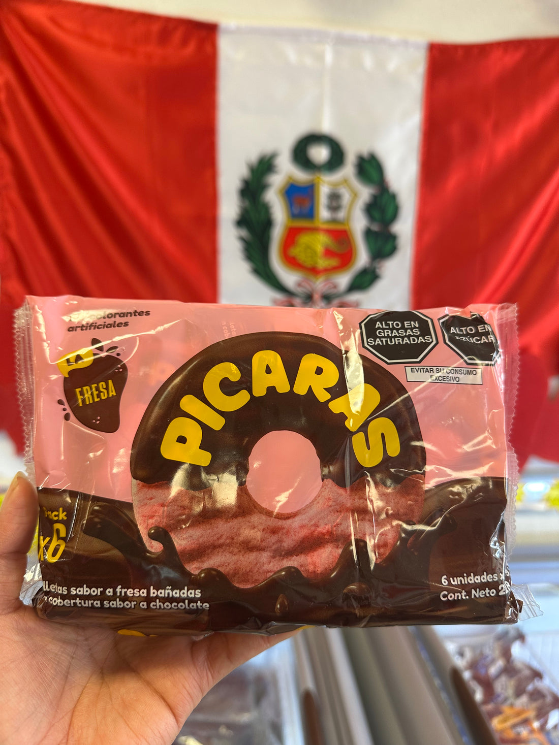 Picaras de FRESA (228g) “Ordena directo 📲 818-339-8192 (no compras por ...
